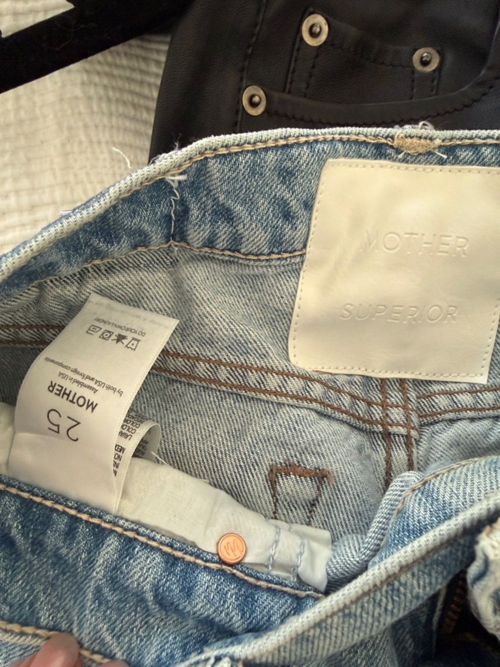 Mother The Bookie Sneak Scout it Out Jeans Size 25 NWOT - Picture 9 of 10